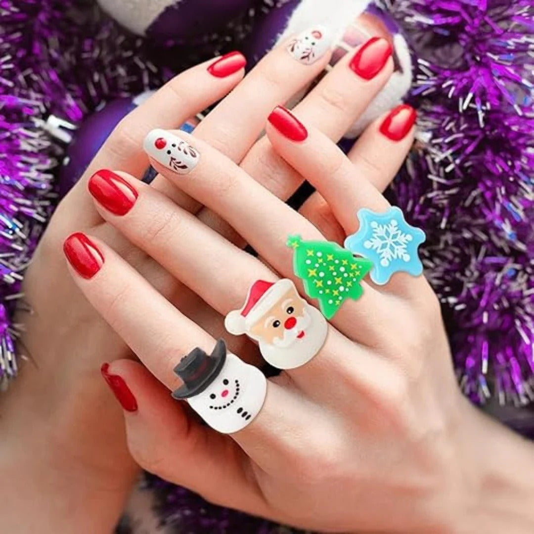 Luminous Christmas Rings