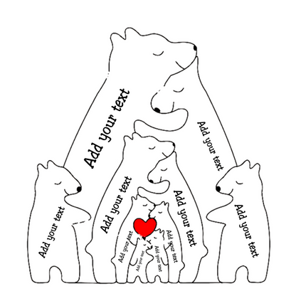 Personalized Bear Family