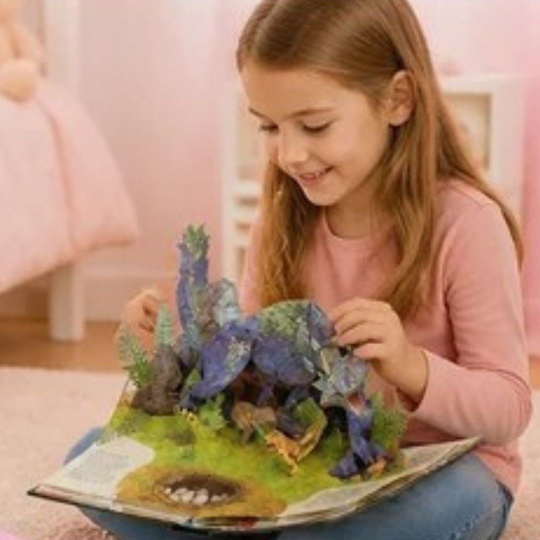 Interactive Kids 3D Dinosaur Pop Up Book