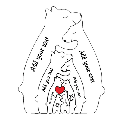 Personalized Bear Family