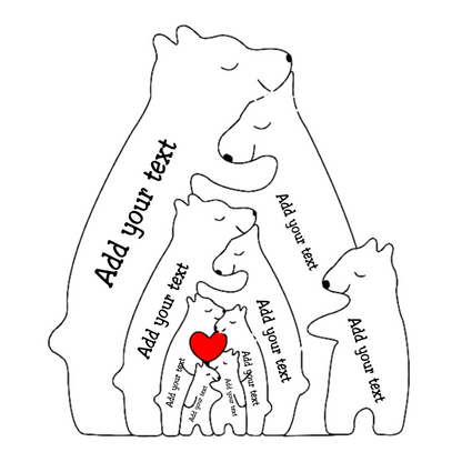 Personalized Bear Family