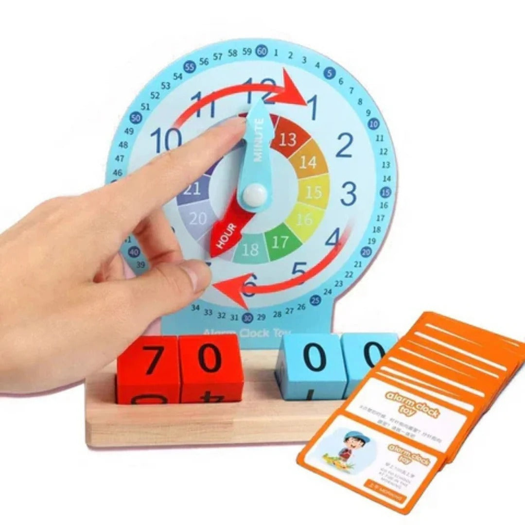 My First Learning Clock – Montessori Children's Clock