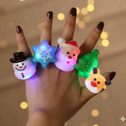 Luminous Christmas Rings