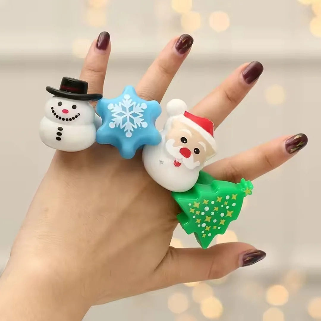 Luminous Christmas Rings