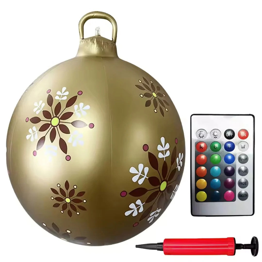Inflatable Christmas Decoration Ball - 60 cm