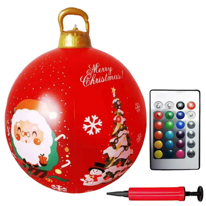 Inflatable Christmas Decoration Ball - 60 cm